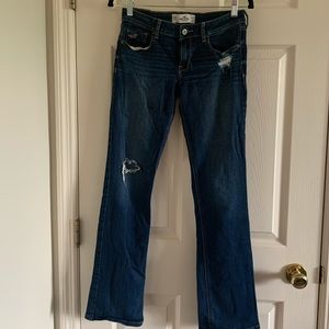 Hollister dark wash “boot” jeans